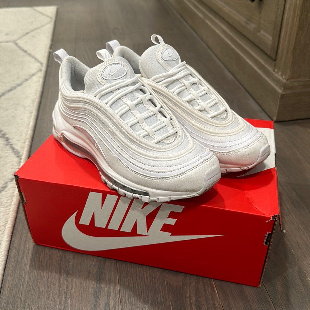 Youth Nike Air Max 97 (GS) white/white metallic silver